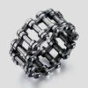 anillo gris con diseno de llave marca calak cl sico 141672 GRIS 1
