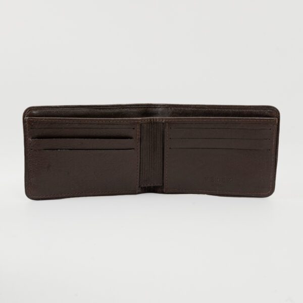 billetera caf estructura labrada marca v lez cl sico 149792 CAFE 2