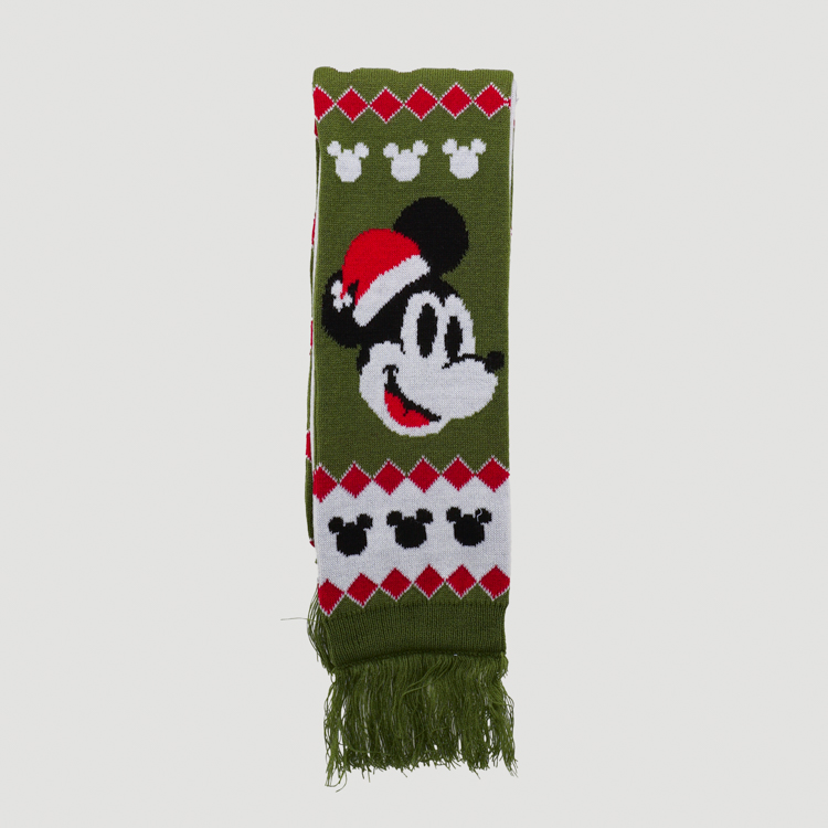 bufanda diseno xmas mickey marca tishas cl sico 158678 VERDE 1