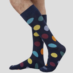 calcetines azul diseno classic color dots blue marca tisha s cl sico 154641 290202 1