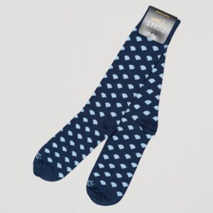 calcetines azul diseno diamantes marca tishas cl sico 143875 270089 1