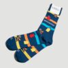 calcetines azul diseno quezalteca kutos marca tishas cl sico 157664 AZUL 1