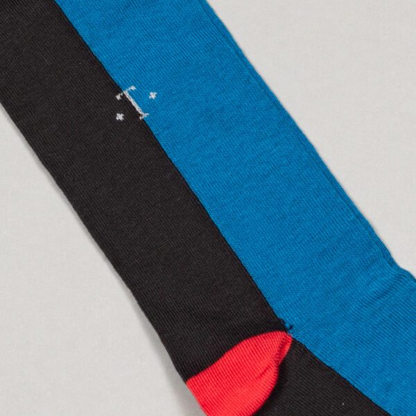 calcetines azul diseno vertical marca tishas cl sico 151904 AZUL 2