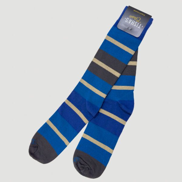 calcetines azul diseno winter imperial marca tishas cl sico 144064 AZUL 1