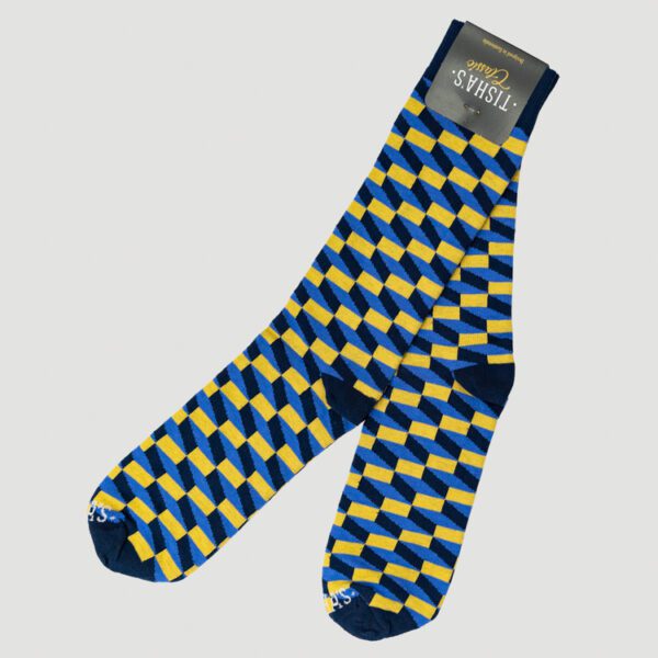 Calcetines azul estilo de arquitecto marca Tishas clásico | 140591