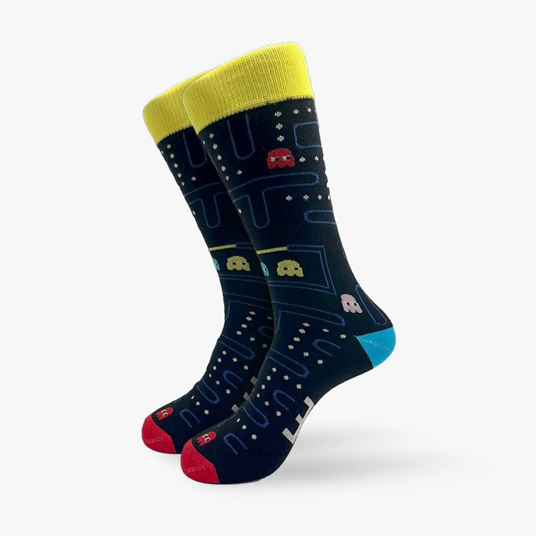 calcetines azul estilo pac man marca cool merch cl sico 160255 331972 1