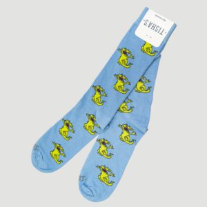 calcetines celeste diseno reptar marca tishas cl sico 138384 233780 1