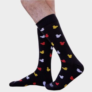 calcetines negro diseno mickey black marca tishas cl sico 150233 254062 1