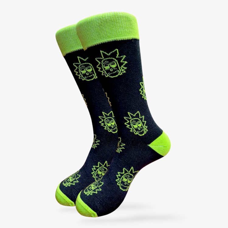 calcetines verde estilo rick morty marca cool merch cl sico 160265 331962 1