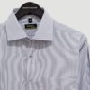 camisa azul diseno de lineas marca smart slim 144556 AZUL 2