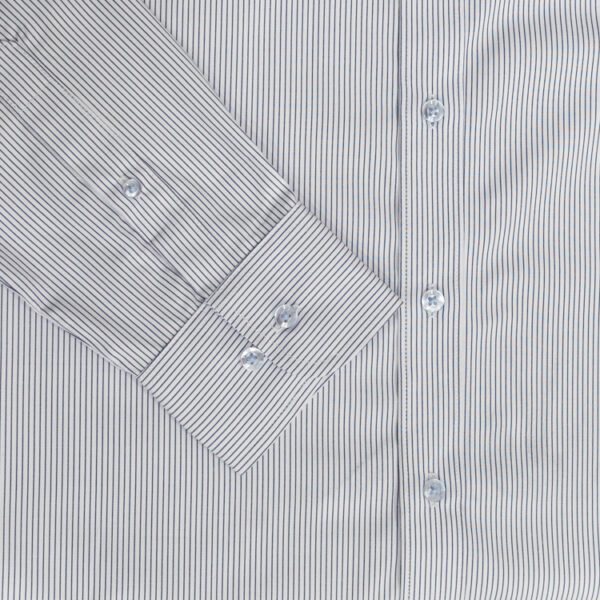 camisa azul diseno de lineas marca smart slim 144556 AZUL 4