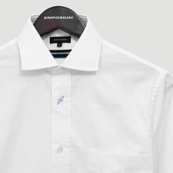 camisa blanca estructura plana marca emporium cl sico 150327 289229 2