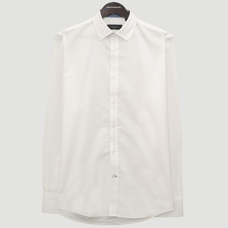 camisa blanco estructura plana marca carven slim 164069 BLANCO