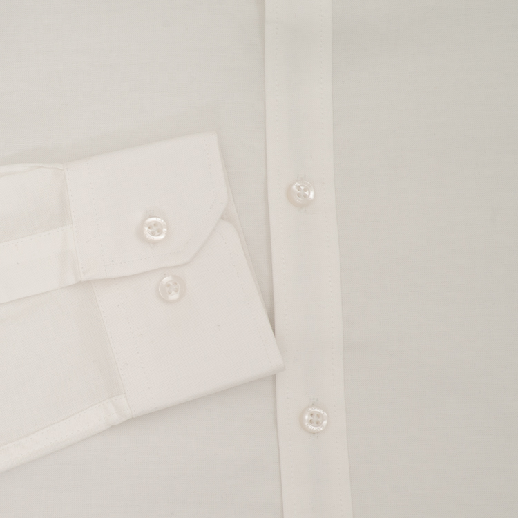 camisa blanco estructura plana marca carven slim 164069 BLANCO