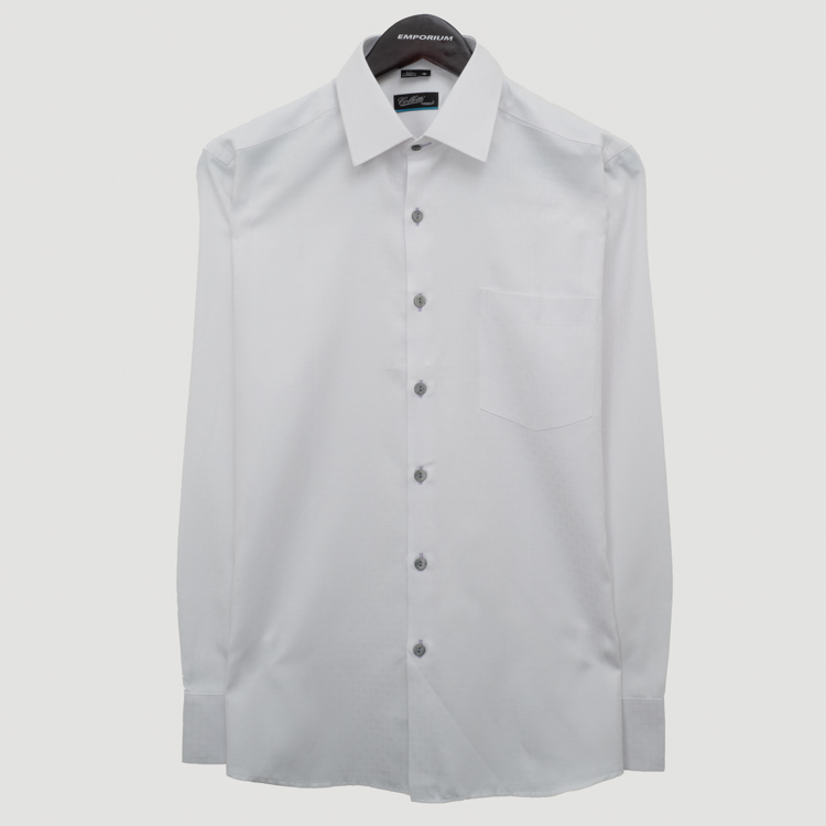 camisa blanco estructura plana marca colletti cl sico 151182 345597 1