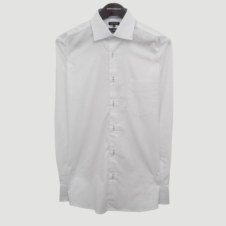 camisa blanco estructura plana marca colletti slim 158753 350900 1