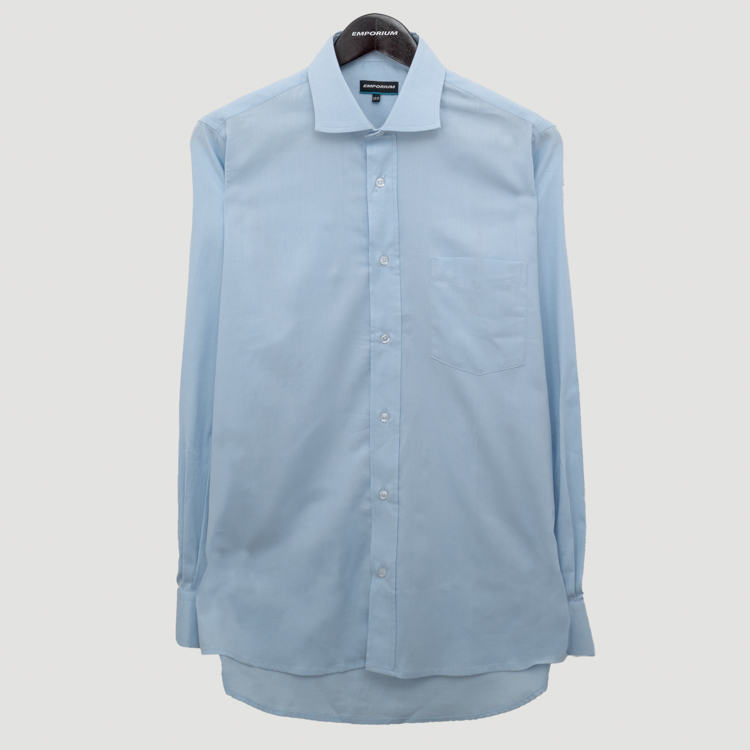 camisa celeste estructura labrada marca emporium cl sico 156262 CELESTE 1
