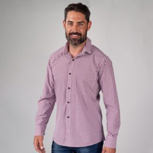 camisa corinto estructura cuadros marca business casual slim 144722 216813 1