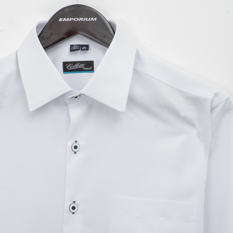 camisa formal blanco estructura plana marca colletti cl sico 155510 BLANCO 2