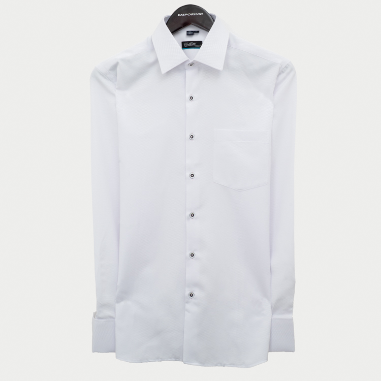 camisa formal blanco estructura plana marca colletti cl sico 155518 355053 1