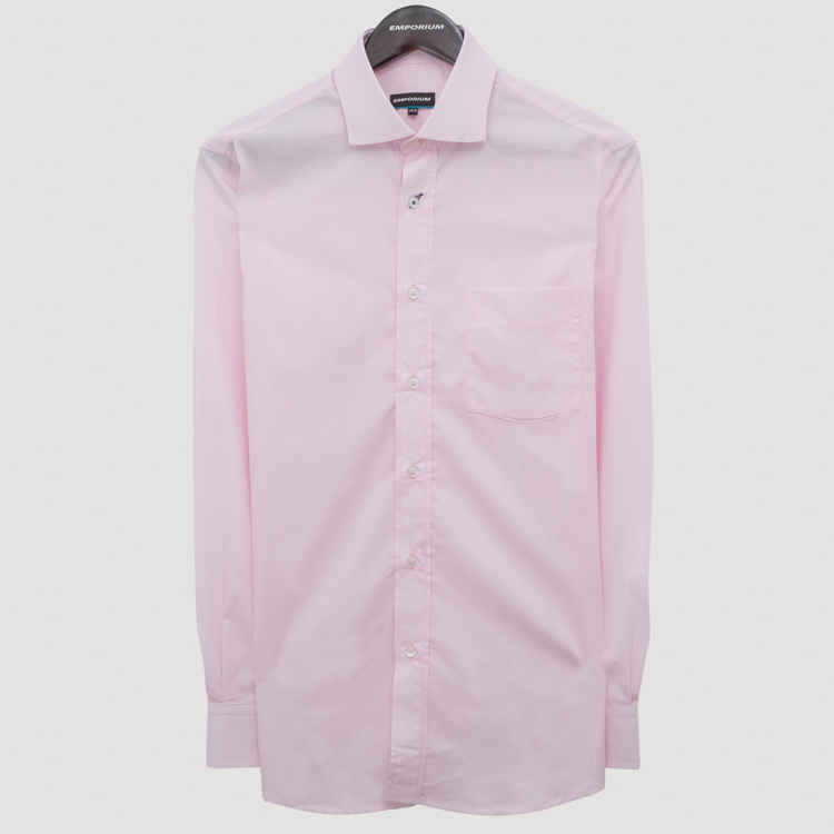 camisa formal rosado estructura plana marca emporium cl sico 160501 354643 1