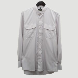 camisa gris estructura labrada marca bcasual cl sico 155030 318960 1