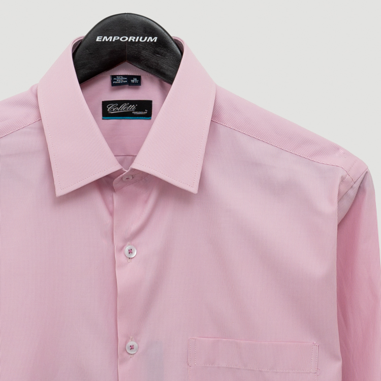 camisa rosada estructura labrada marca colletti cl sico 155440 ROSADO 2