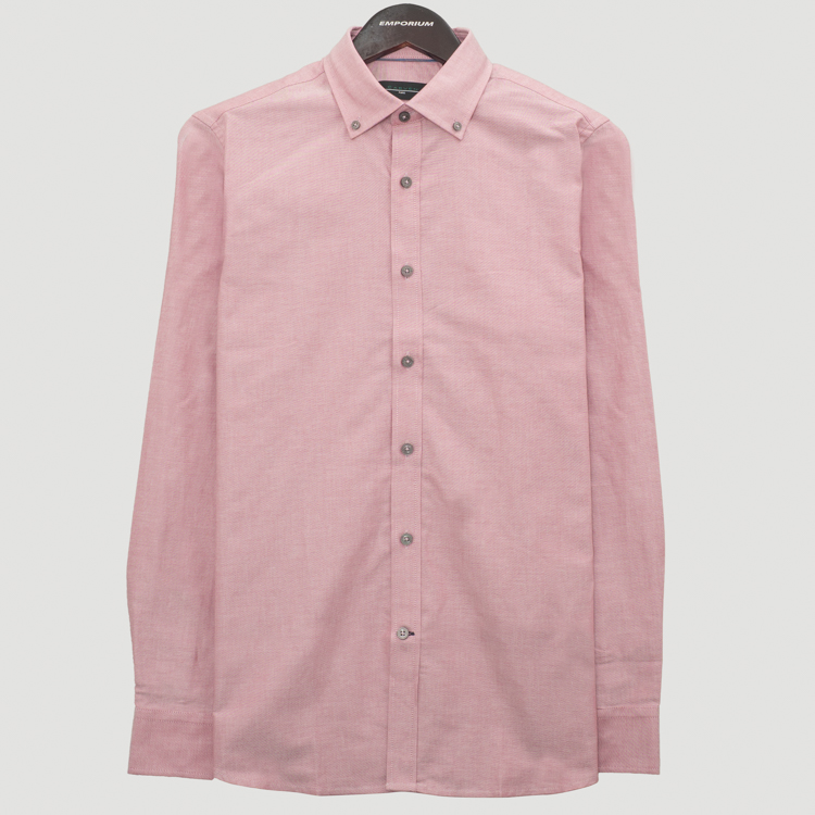 camisa rosado estructura plana marca carven slim 164059 ROSADO