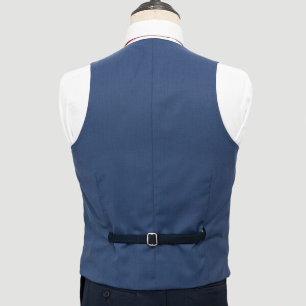 chaleco azul estructura labrada marca emporium slim 150519 AZUL 3