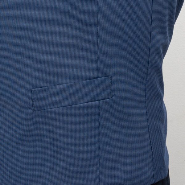 chaleco azul estructura labrada marca emporium slim 150519 AZUL 4