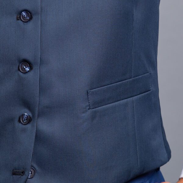chaleco reversible azul y negro estructura labrada marca emporium slim 152727 AZULNEG 4