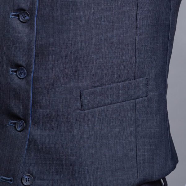 chaleco reversible negro y azul estructura labrada marca emporium cl sico 152741 NEGAZUL 4