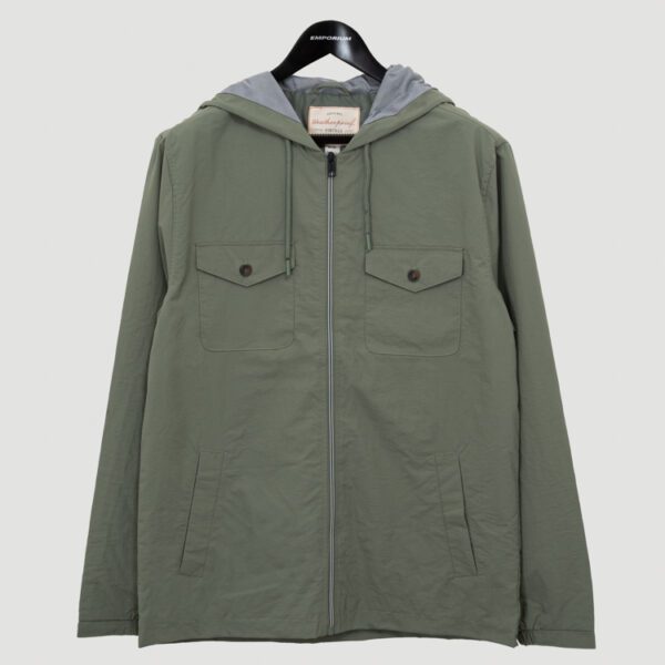 chumpa verde estructura lisa marca carven slim 150017 VERDE 1