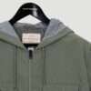 chumpa verde estructura lisa marca carven slim 150017 VERDE 3