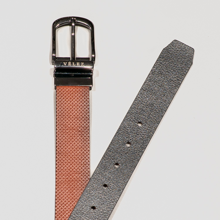 cincho gena y negro diseno reversible marca v lez cl sico 138634 382086