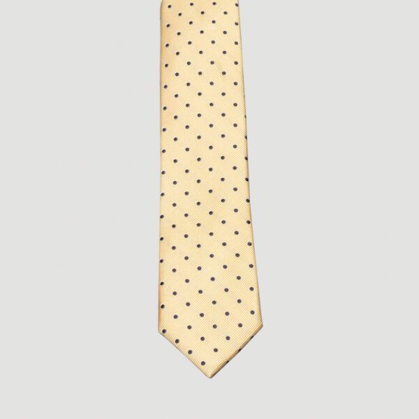 corbata amarilla diseno de puntos marca colletti slim 157730 313948 1