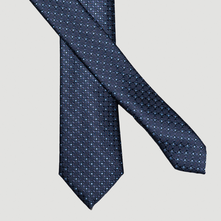 corbata azul estructura plana marca emporium slim 160986 AZUL 1