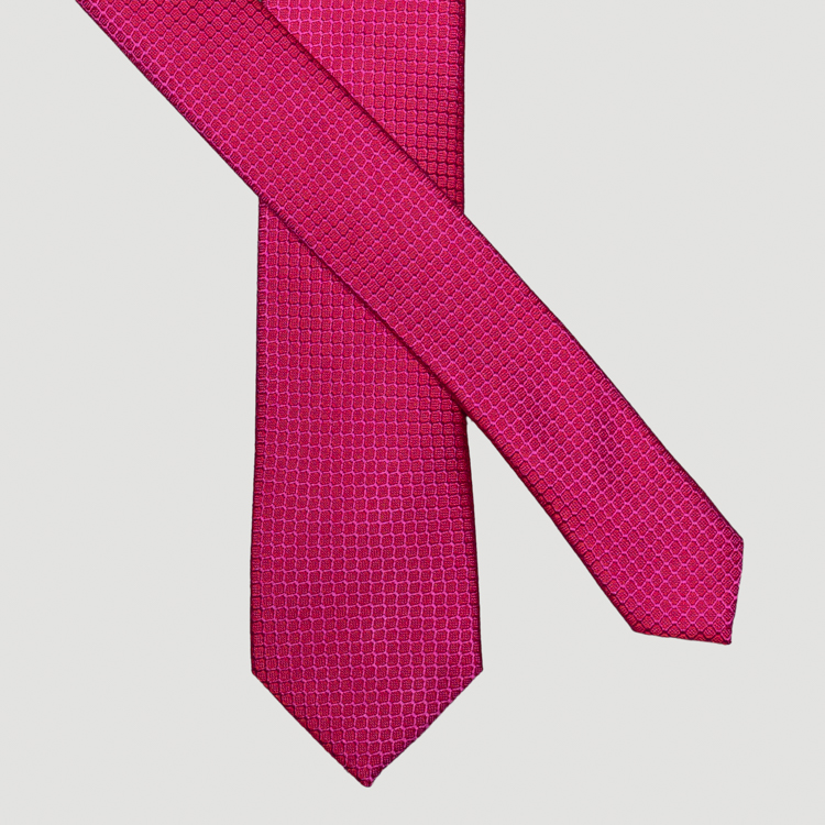 corbata fucsia estructura plana marca colletti slim 161013 346635 1