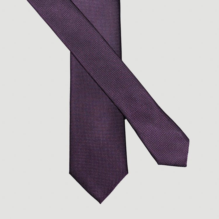 corbata morado estructura plana marca colletti slim 161010 346637 1