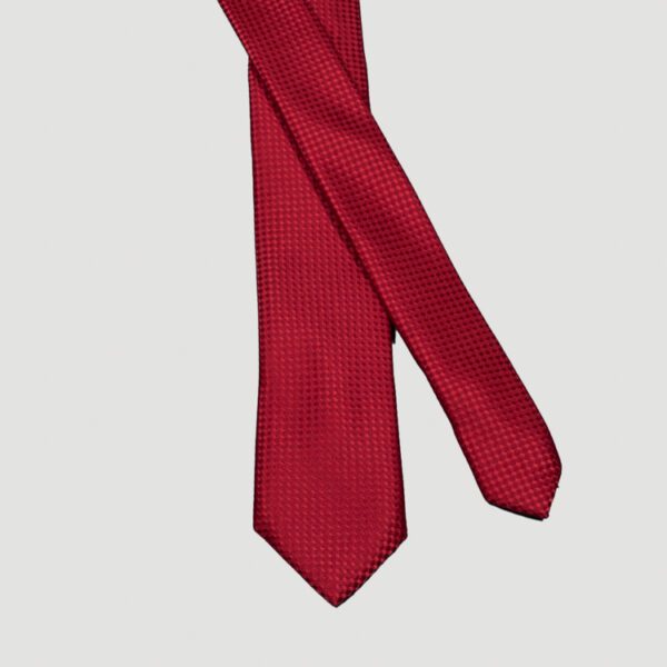 corbata roja estructura labrada marca emporium slim 157710 313964 2