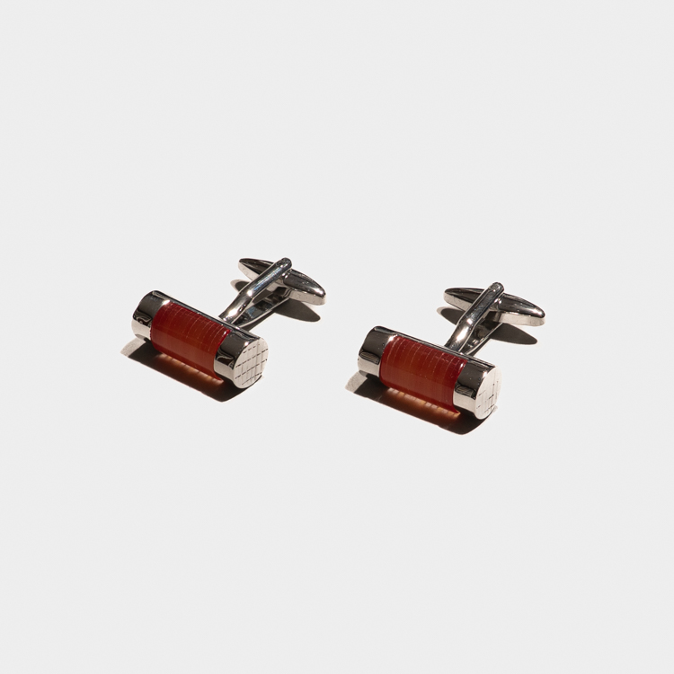 mancuernas plateado diseno cilindrico marca emporium cl sico 167280 PLATEADO