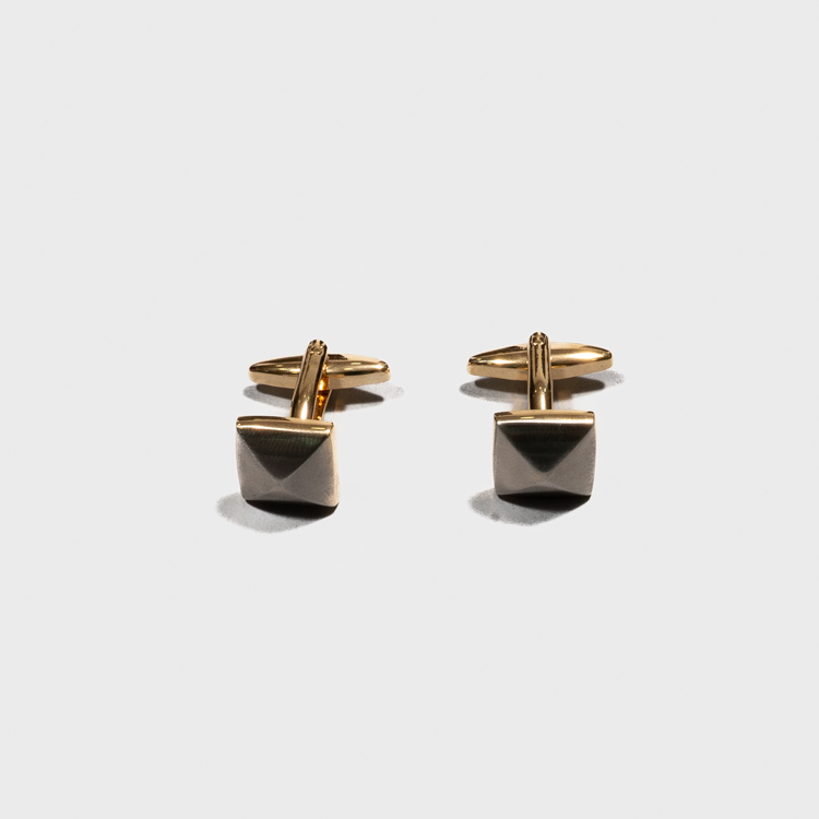 mancuernillas doradas estructura cuadrada marca emporium cl sico 157771 DORADO 1