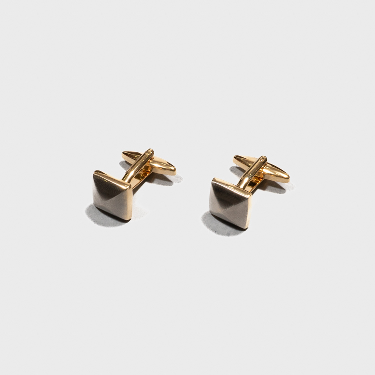 mancuernillas doradas estructura cuadrada marca emporium cl sico 157771 DORADO 2