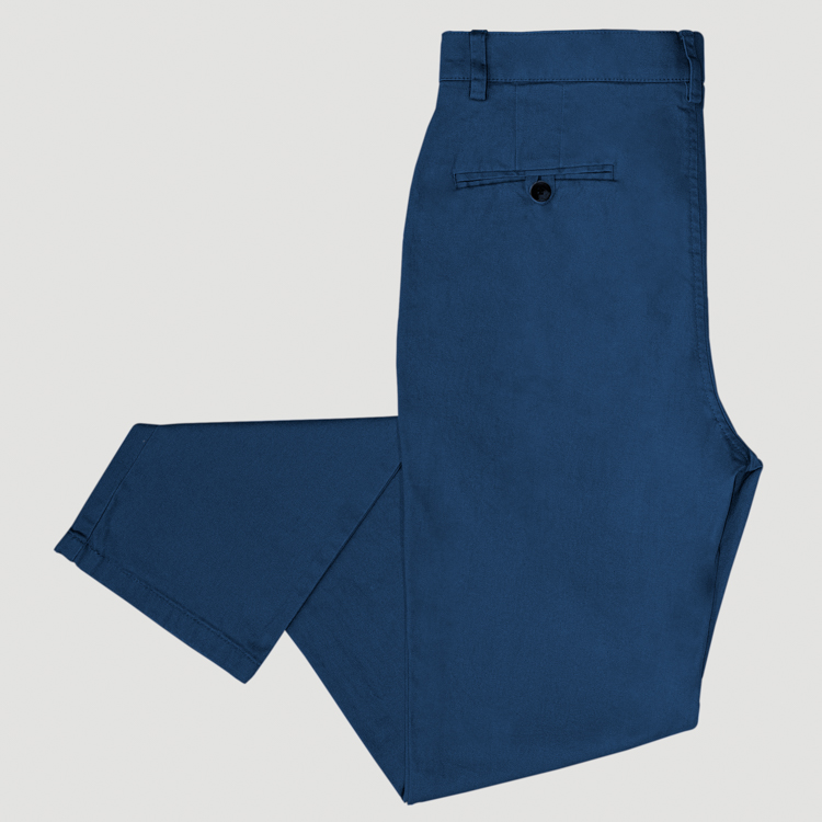 pantalon azul estructura plana marca business casual cl sico 144348 368033 1