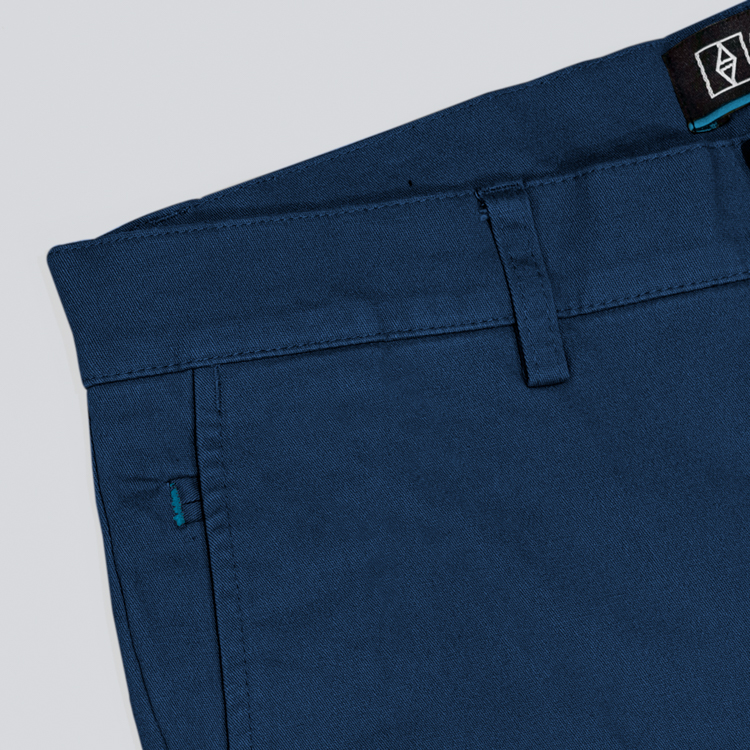 pantalon azul estructura plana marca business casual cl sico 144348 AZUL 4