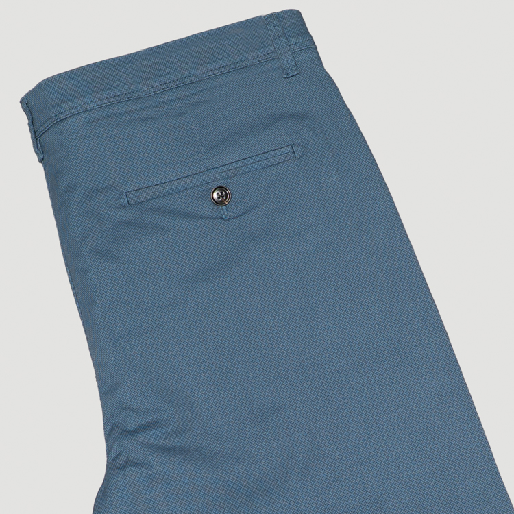 pantalon azul marino estructura plana marca carven slim 164096 AZUL MA