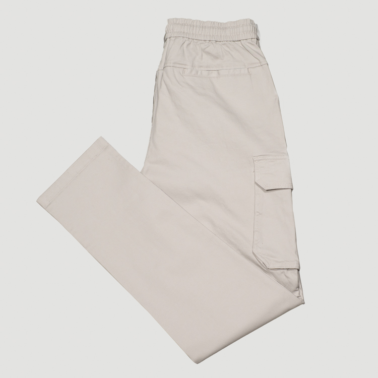 pantalon gris diseno cargo marca carven slim 164152 GRIS