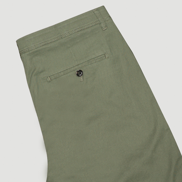 pantalon verde estructura plana marca carven slim 164103 VERDE