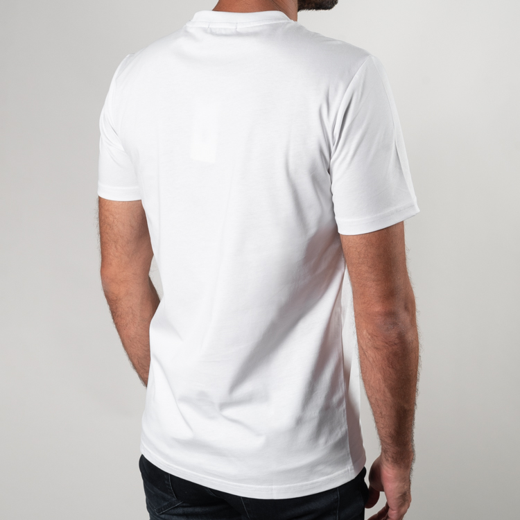 playera blanca estructura plana marca carven slim 150903 BLANCO 3