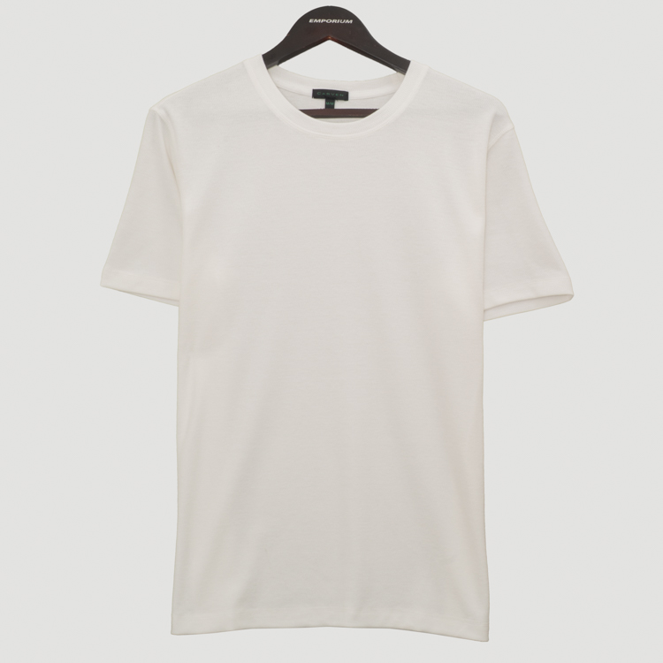 playera blanco estructura plana marca carven slim 163975 BLANCO